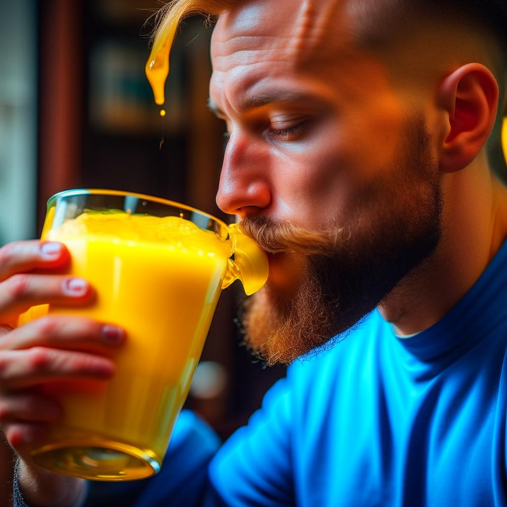 "Мужская сила: Избранное питье для поддержания естественной энергии"