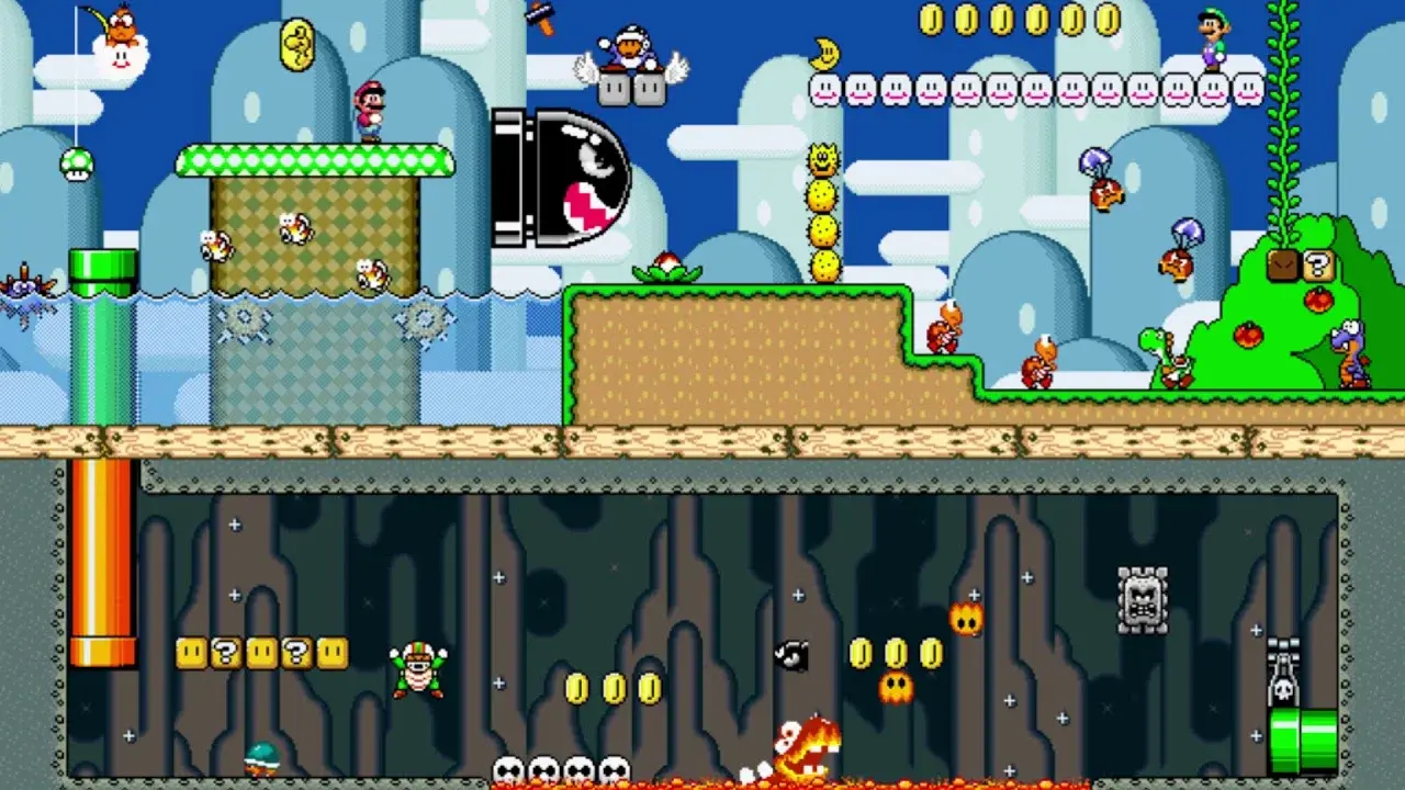 Super Mario World одна из лучших игр про усатого водопроводчика Марио