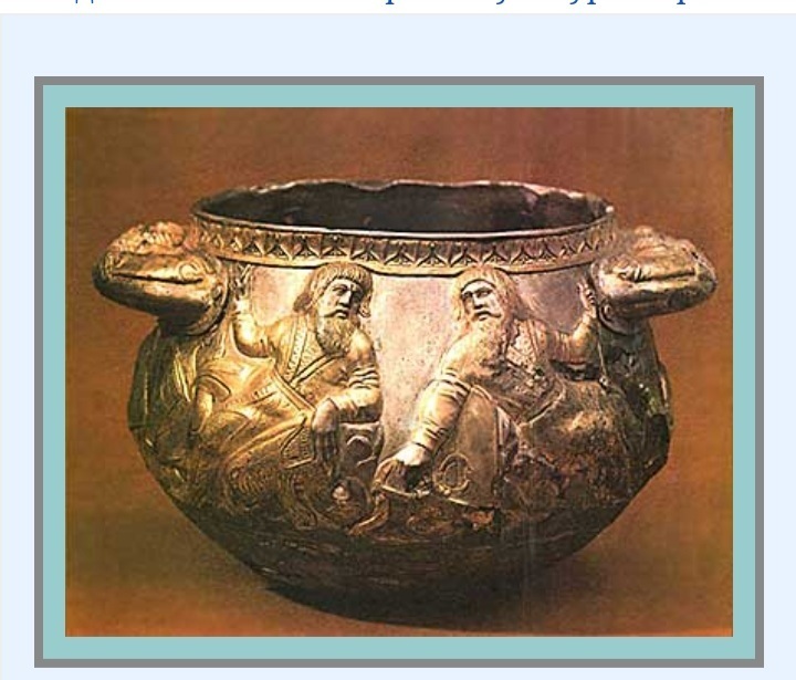 Артефакты из Филипповской гробницы.