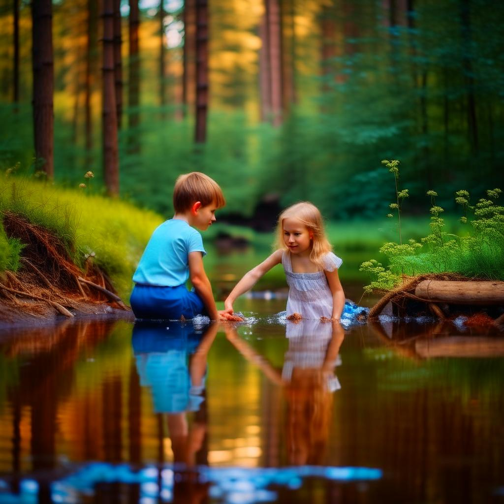 Зеленый луч света: влияние природы на психическое здоровье детей