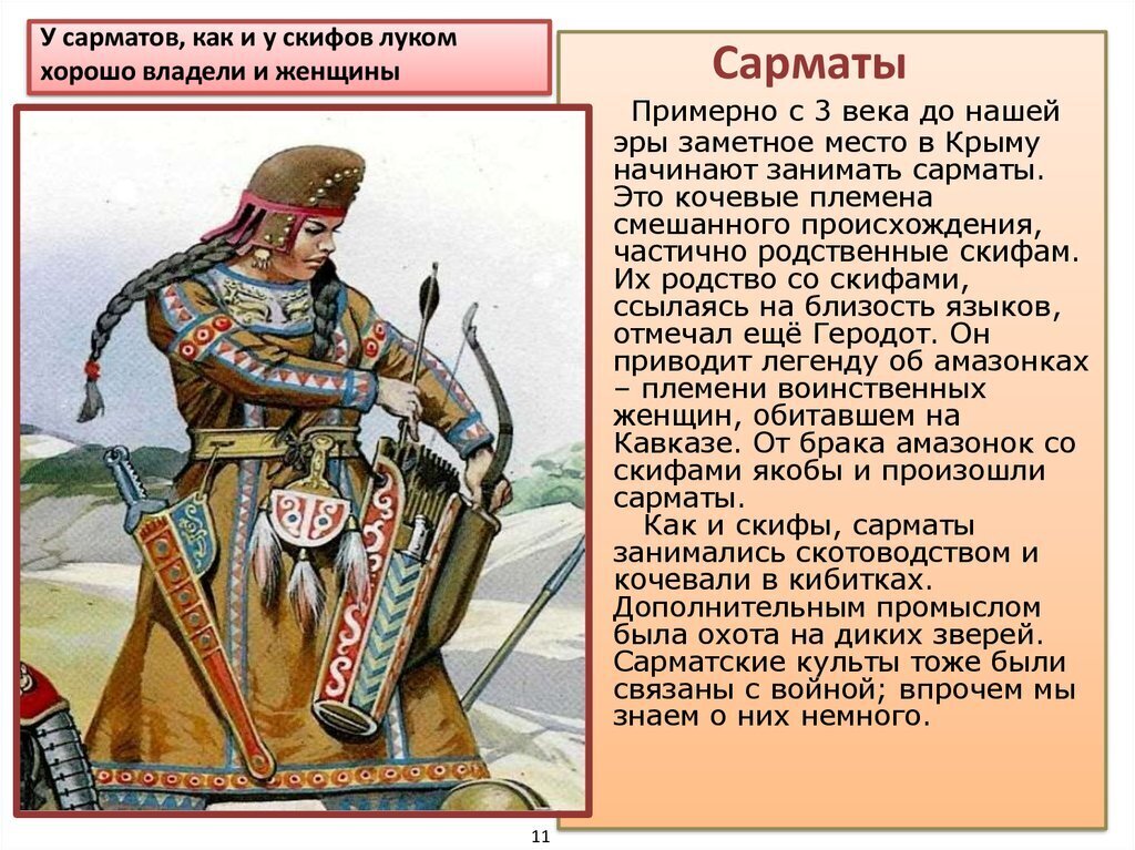 Скифы и сарматы презентация