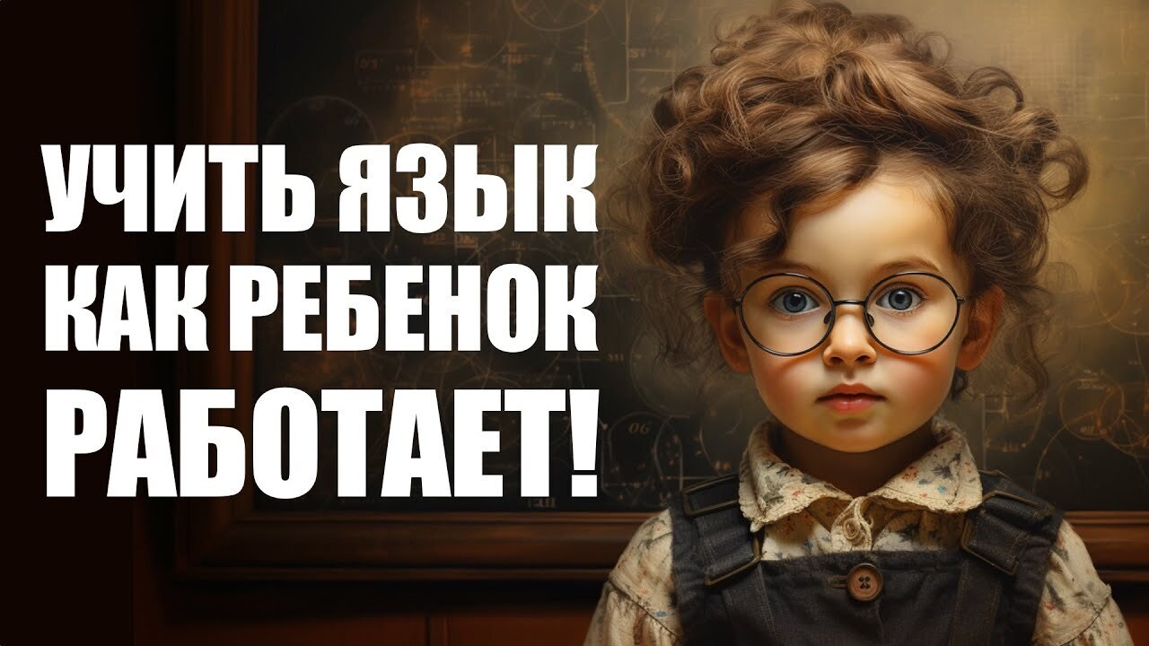 Главный принцип изучения языка детьми