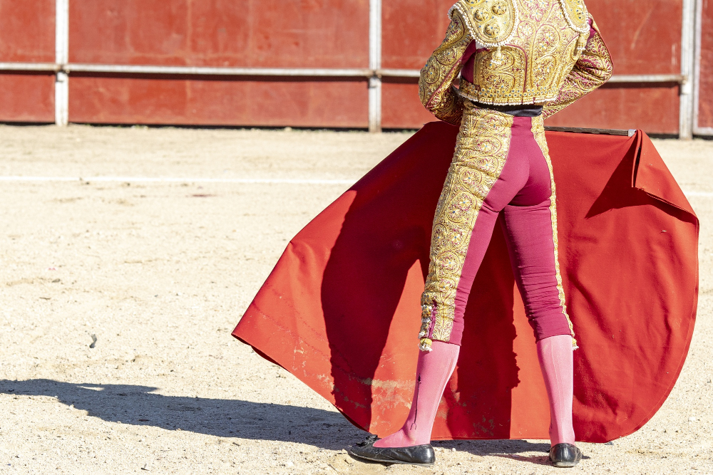 Красный и коррида: Удивительно, но цвет не имеет значения.