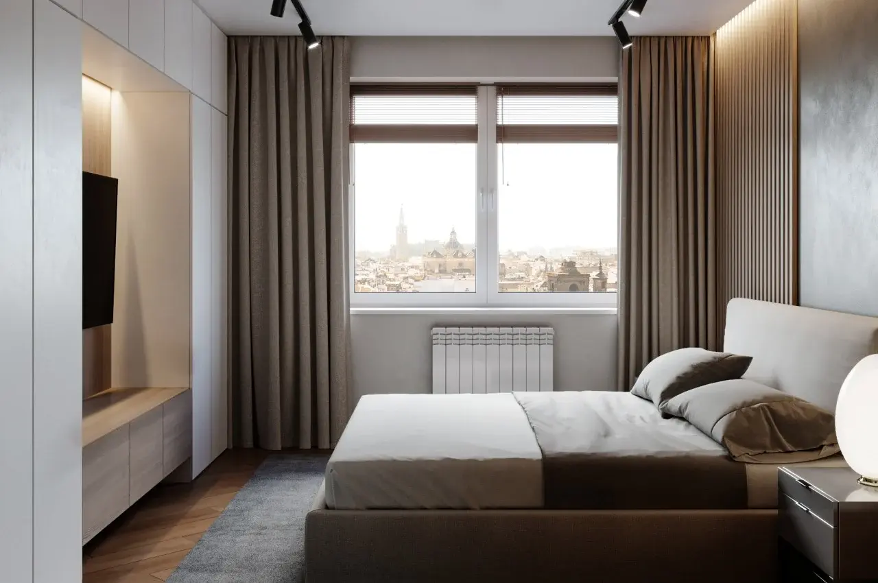 13 лучших способов разместить телевизор в спальне