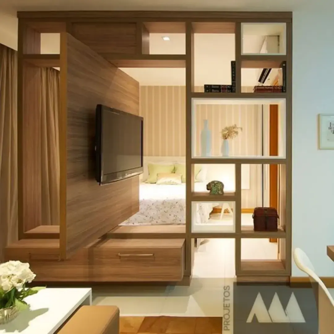 13 лучших способов разместить телевизор в спальне