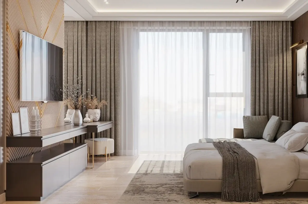 13 лучших способов разместить телевизор в спальне