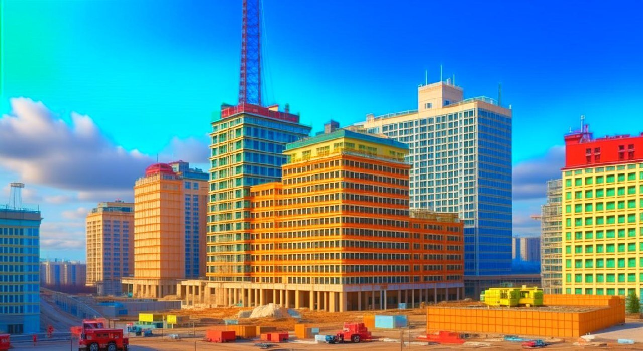 "Строительный битва: Москва и Петербург лидеры по объемам строительства"