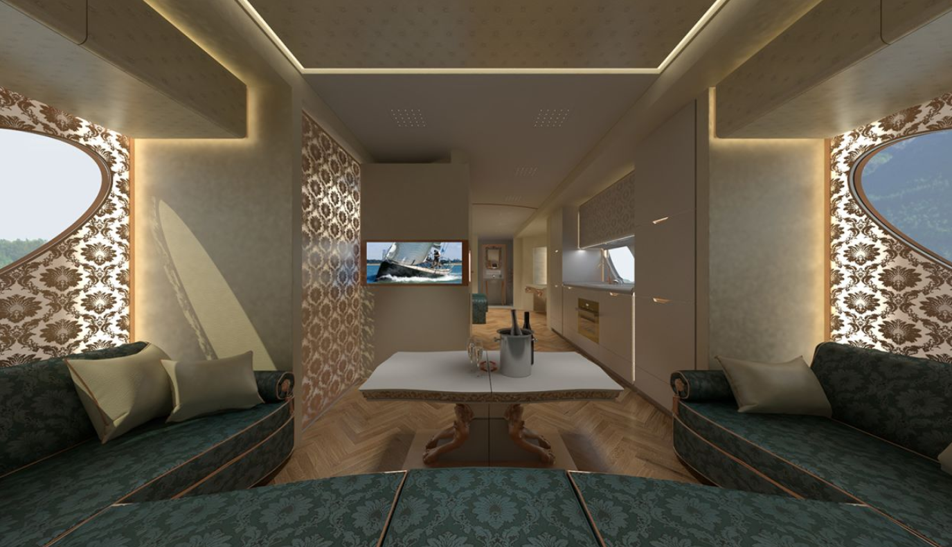 Особняк на колесах: войдите в Elemment Palazzo Superior, двухэтажный дом на колесах с выдвижной гостиной на крыше.