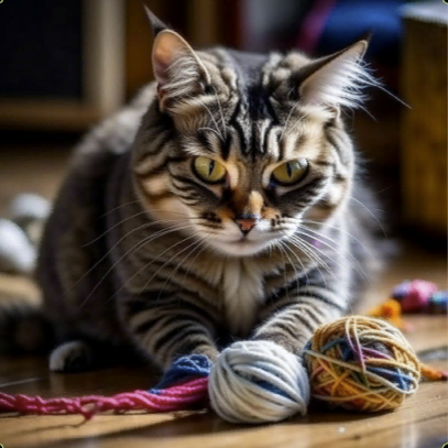 Почему кошки любят играть с движущимися и катящимися предметами?