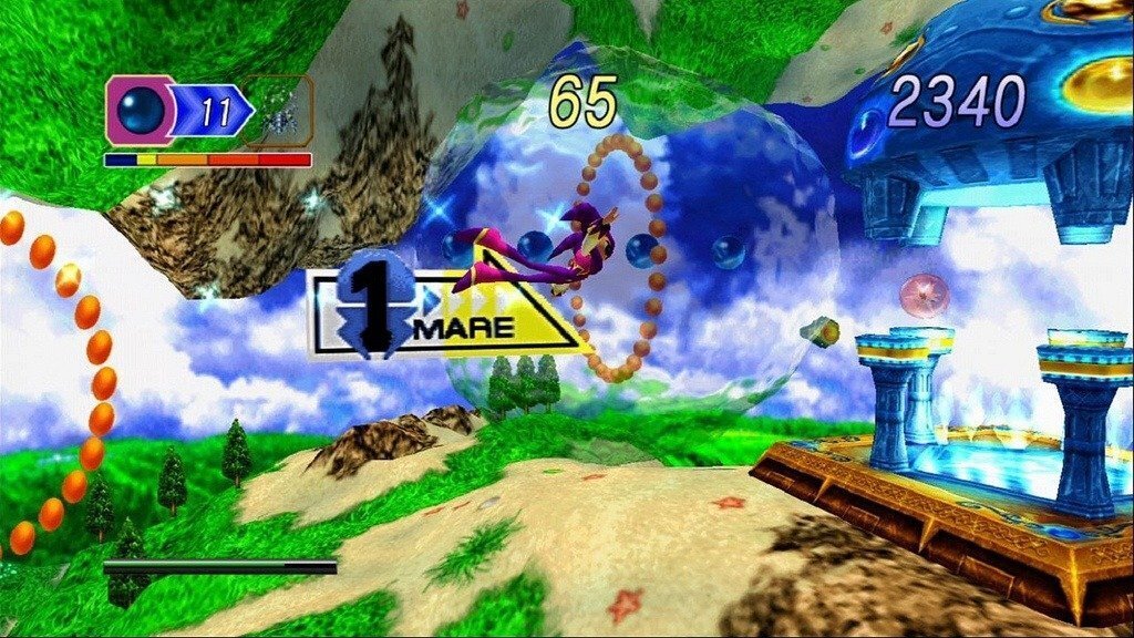 Дальний родственник Соника, игра Nights into Dreams