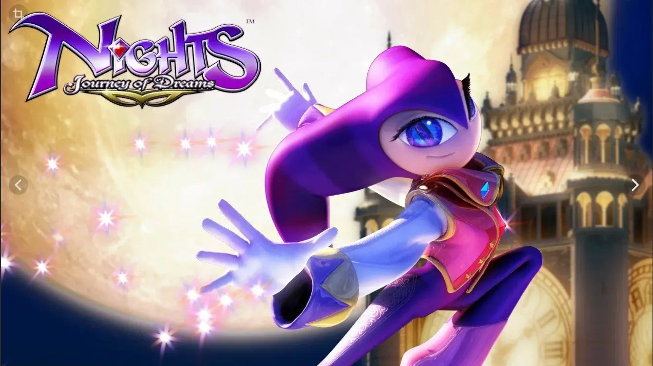 Дальний родственник Соника, игра Nights into Dreams
