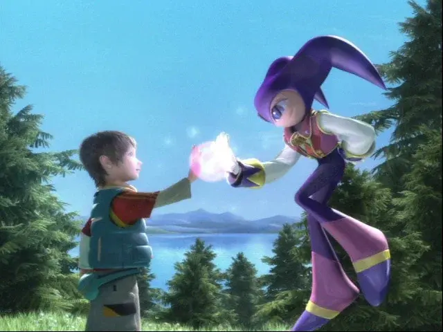 Дальний родственник Соника, игра Nights into Dreams