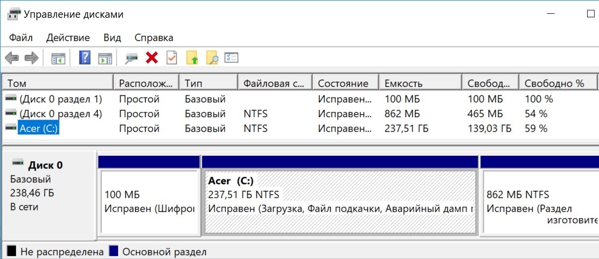 Как разбить жёсткий диск на разделы в Windows 10.