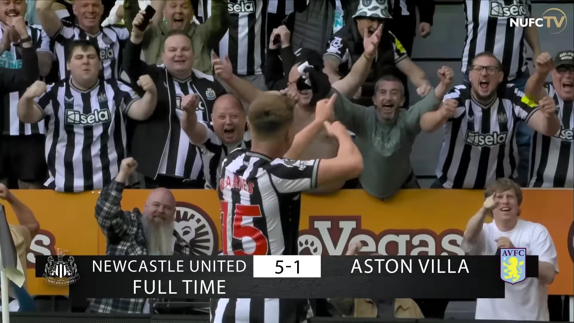 Ньюкасл разнёс в щепки Астон-Виллу