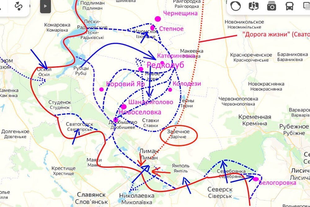 Карта белгород северский донец