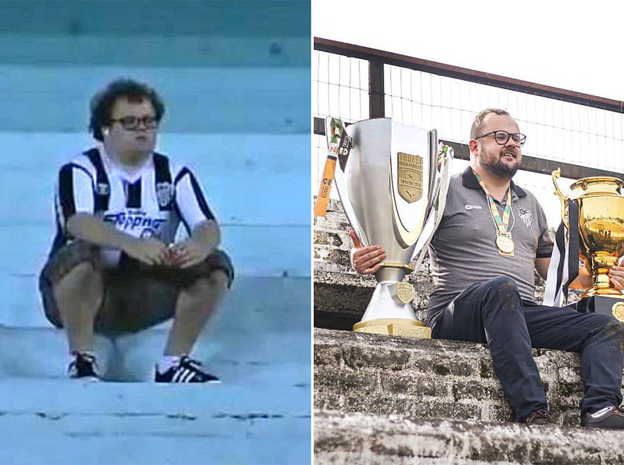 Один кадр: одинокий поклонник, который держал ожидаемую чашу над головой