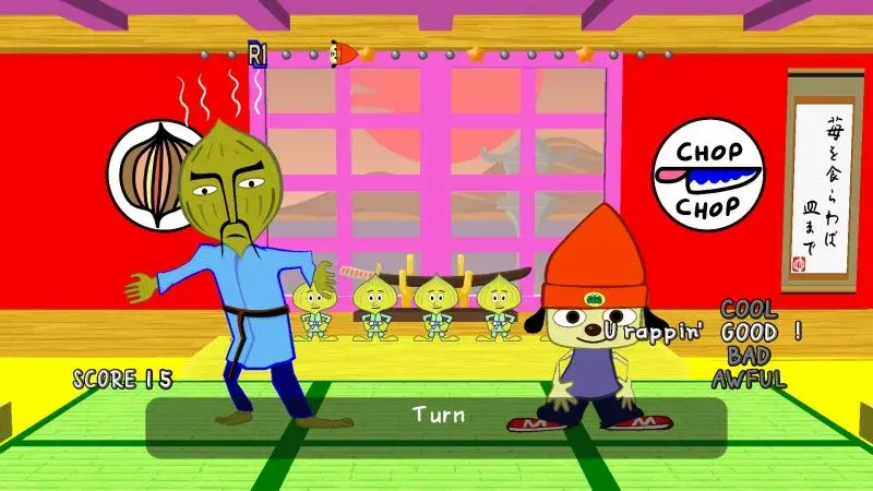 PaRappa the Rapper - уникальная игра, в которой собака читает рэп.