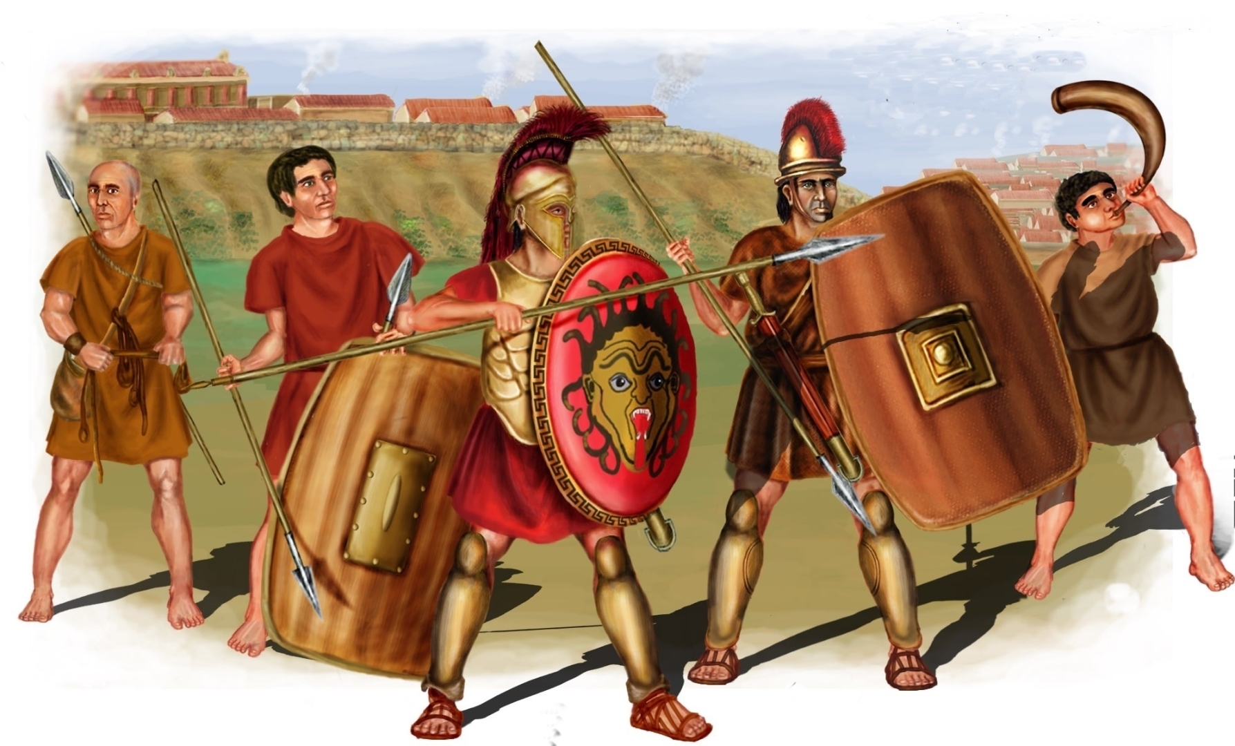 древний рим солдаты