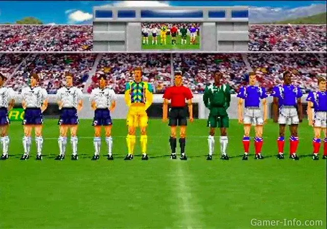 International Superstar Soccer Pro - первая игра серии вышедшая на Западе для Playstation 1