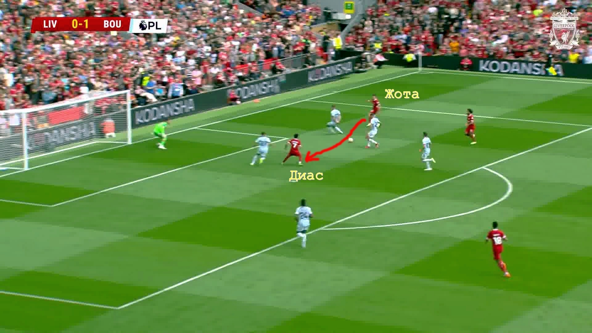 Ливерпуль пропустил первым, но не дал сотворить сенсацию, даже в меньшинстве