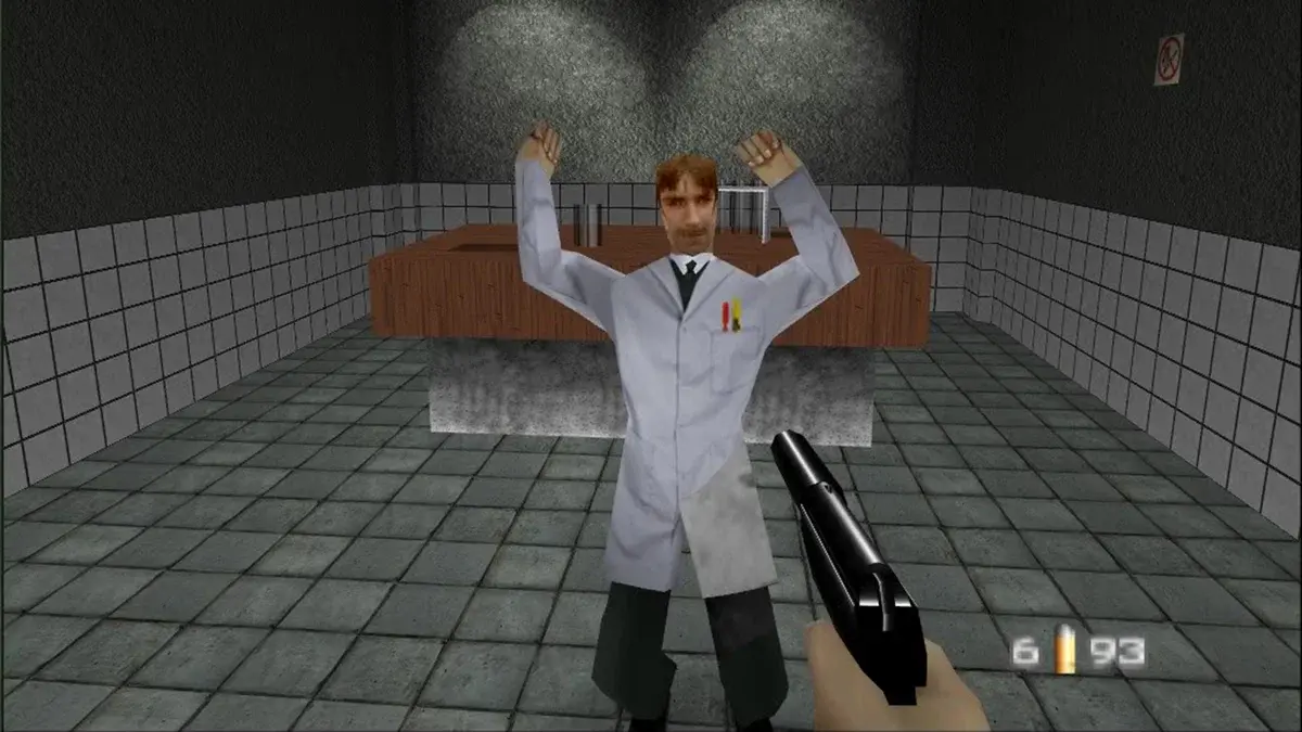 Бестселлер приставки Nintendo 64 GoldenEye 007