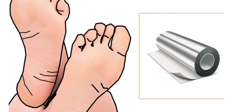 Что произойдет, если обернуть ноги алюминиевой фольгой?