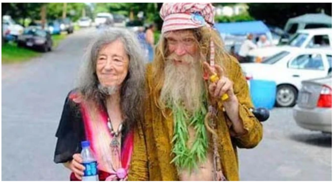 Главное мир и любовь - девиз хиппи.