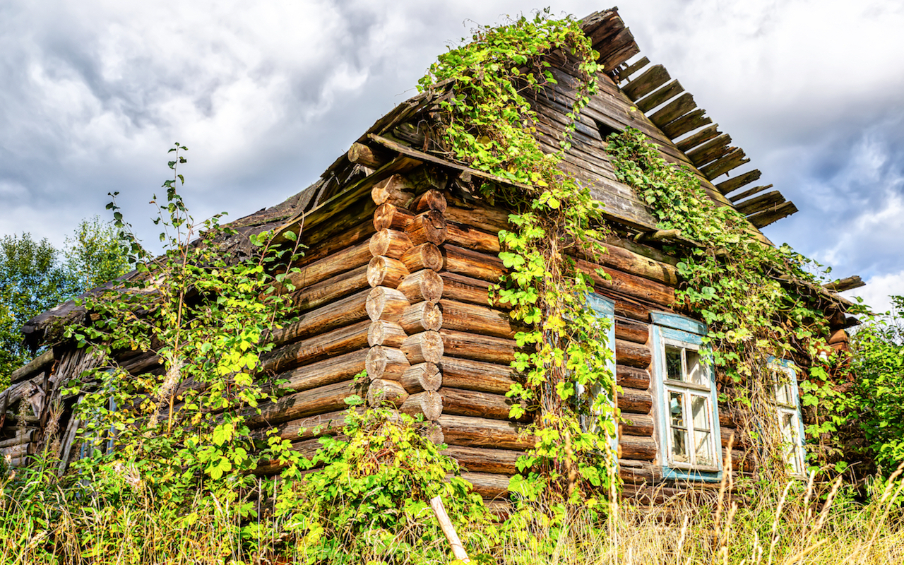 Заброшенные дома и земельные участки