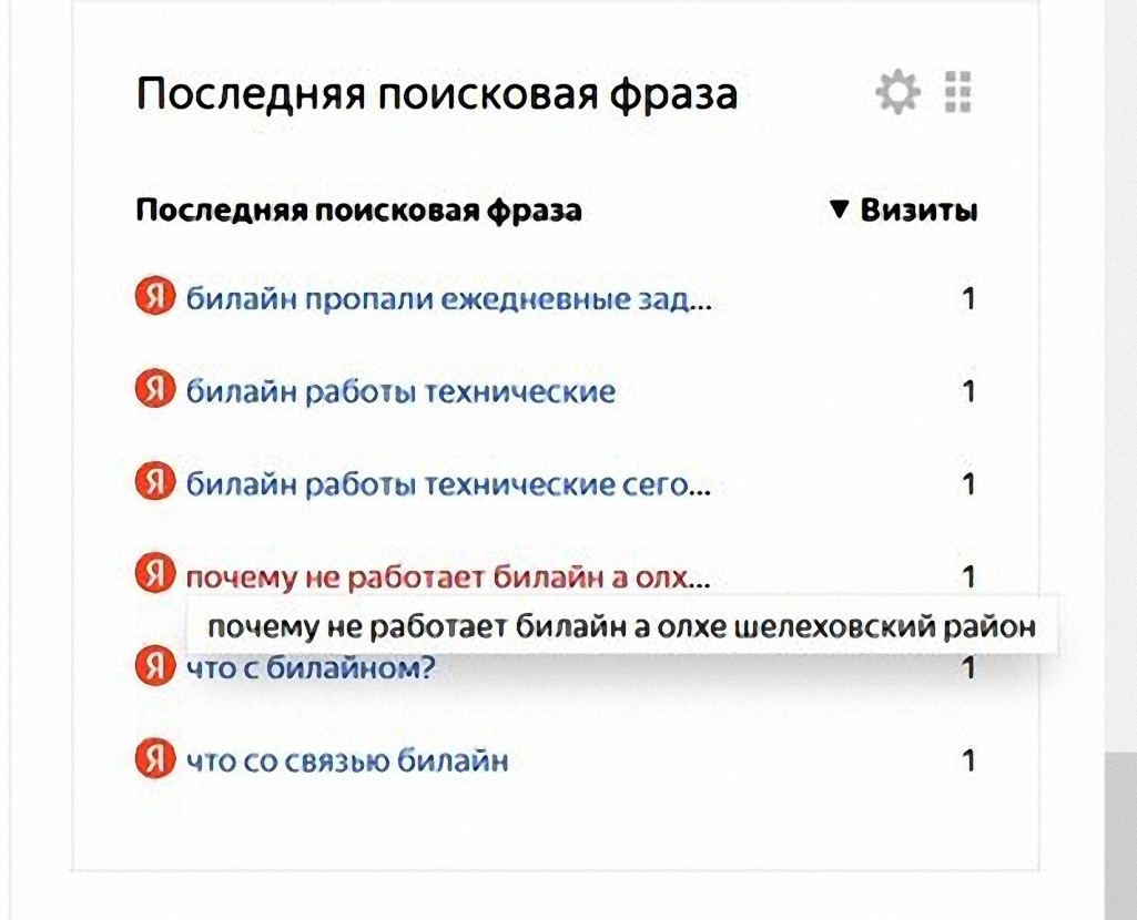 Почему не работает Билайн