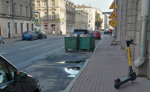 НЭО в СПб пришёл. Мусор в город он принёс!