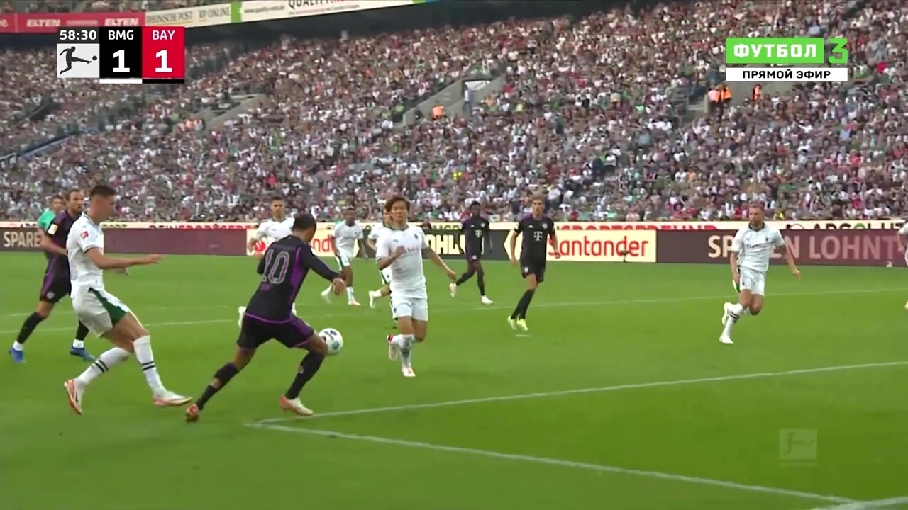 "Бавария" прошла сложное испытание в Мёнхенгладбахе