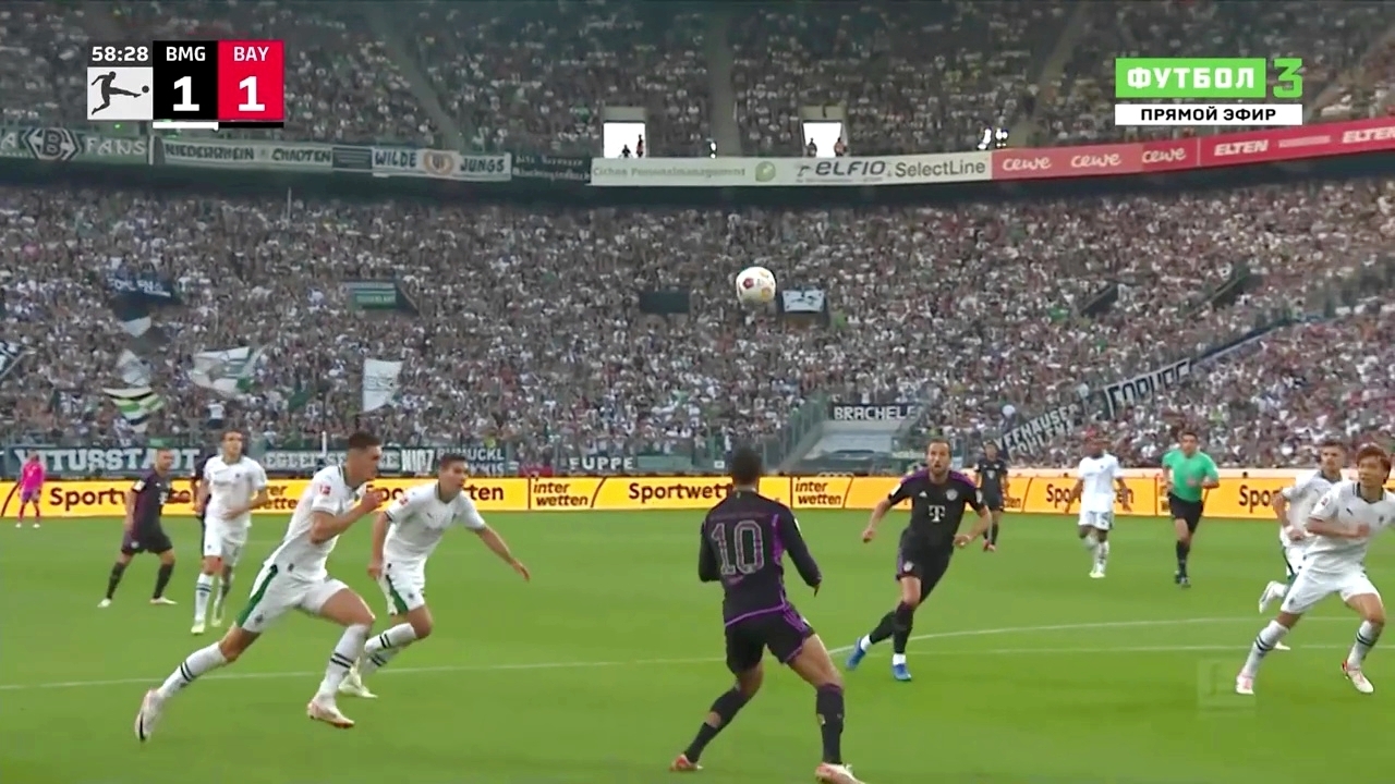 "Бавария" прошла сложное испытание в Мёнхенгладбахе