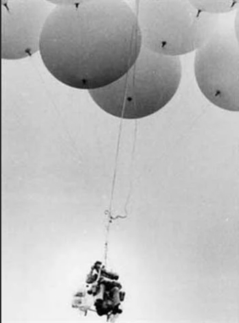 🍒Американец Ларри Уолтерс. Покоритель небес на воздушных шарах. Лауреат Премии Дарвина при жизни