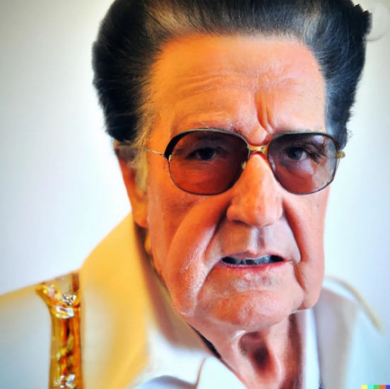 ИИ предсказывает, как бы выглядел Элвис Пресли, если бы он был жив сегодня.