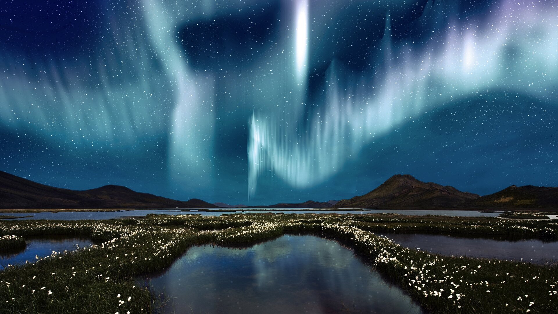 Северное сияние - завораживающее зрелище на небосводе