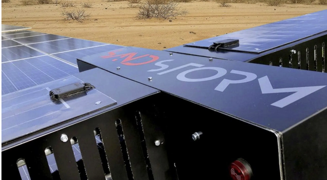 Автономный робот SandStorm --- Уникальный современный бот ...