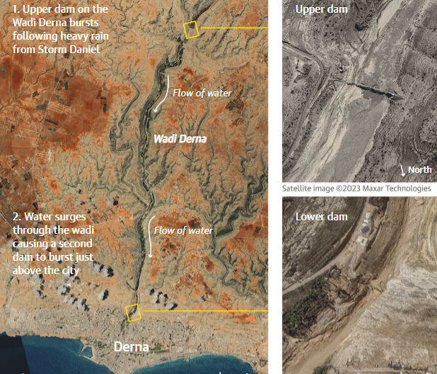 Ливийцы требуют расследования, поскольку число погибших в результате катастрофических наводнений растет