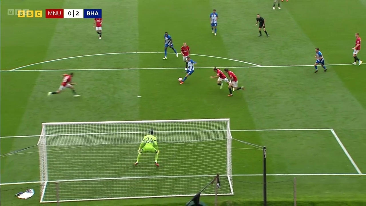 Фаворит "Брайтон" обыграл на "Олд Траффорд" середнячков из "Манчестер Юнайтед"