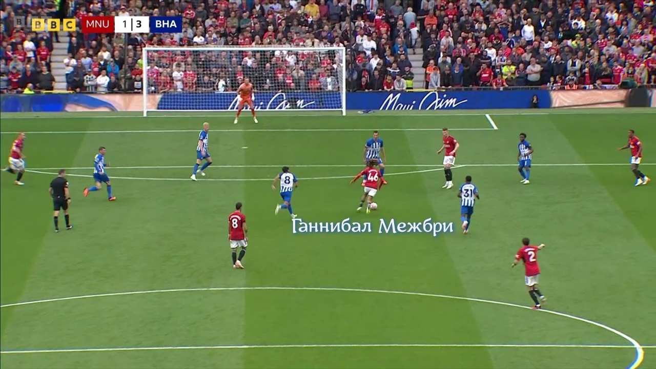 Фаворит "Брайтон" обыграл на "Олд Траффорд" середнячков из "Манчестер Юнайтед"