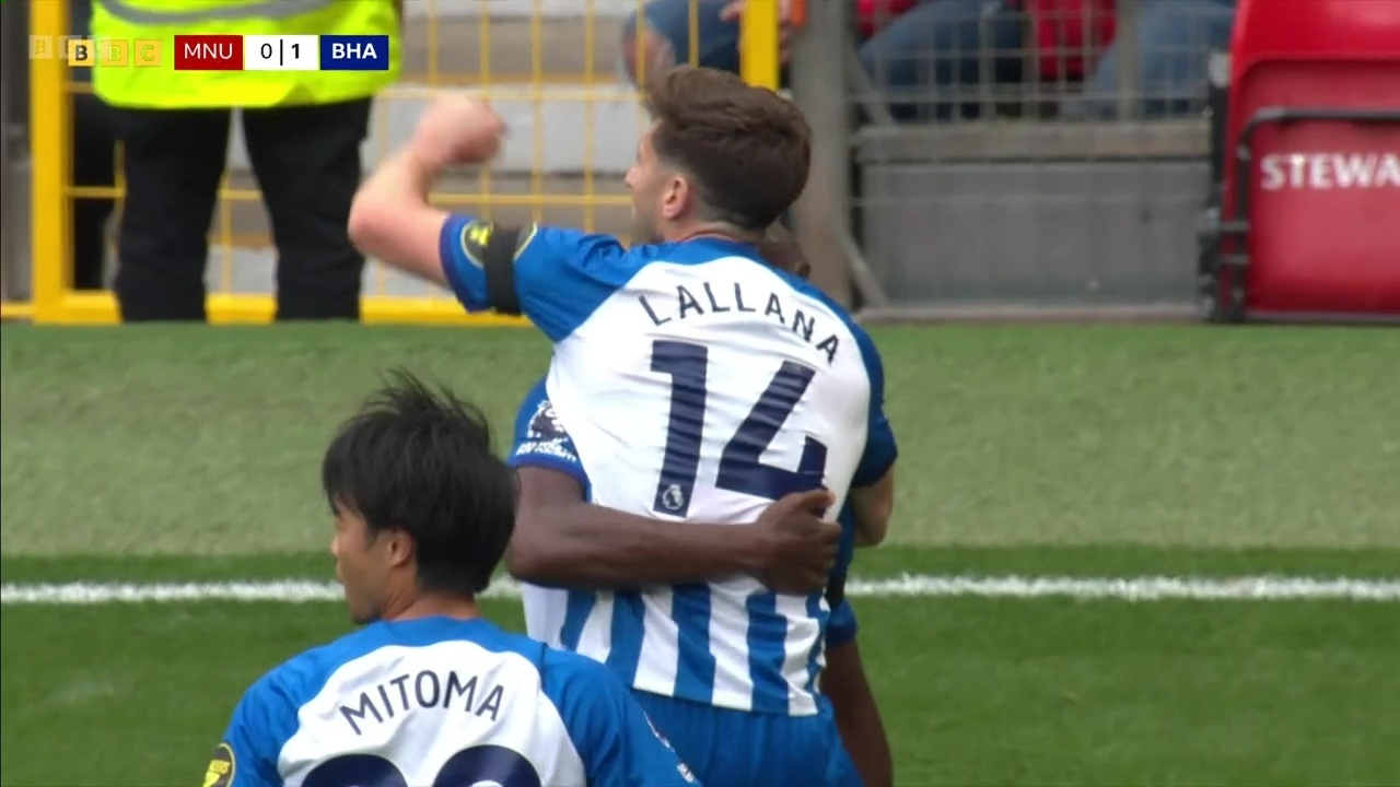 Фаворит "Брайтон" обыграл на "Олд Траффорд" середнячков из "Манчестер Юнайтед"