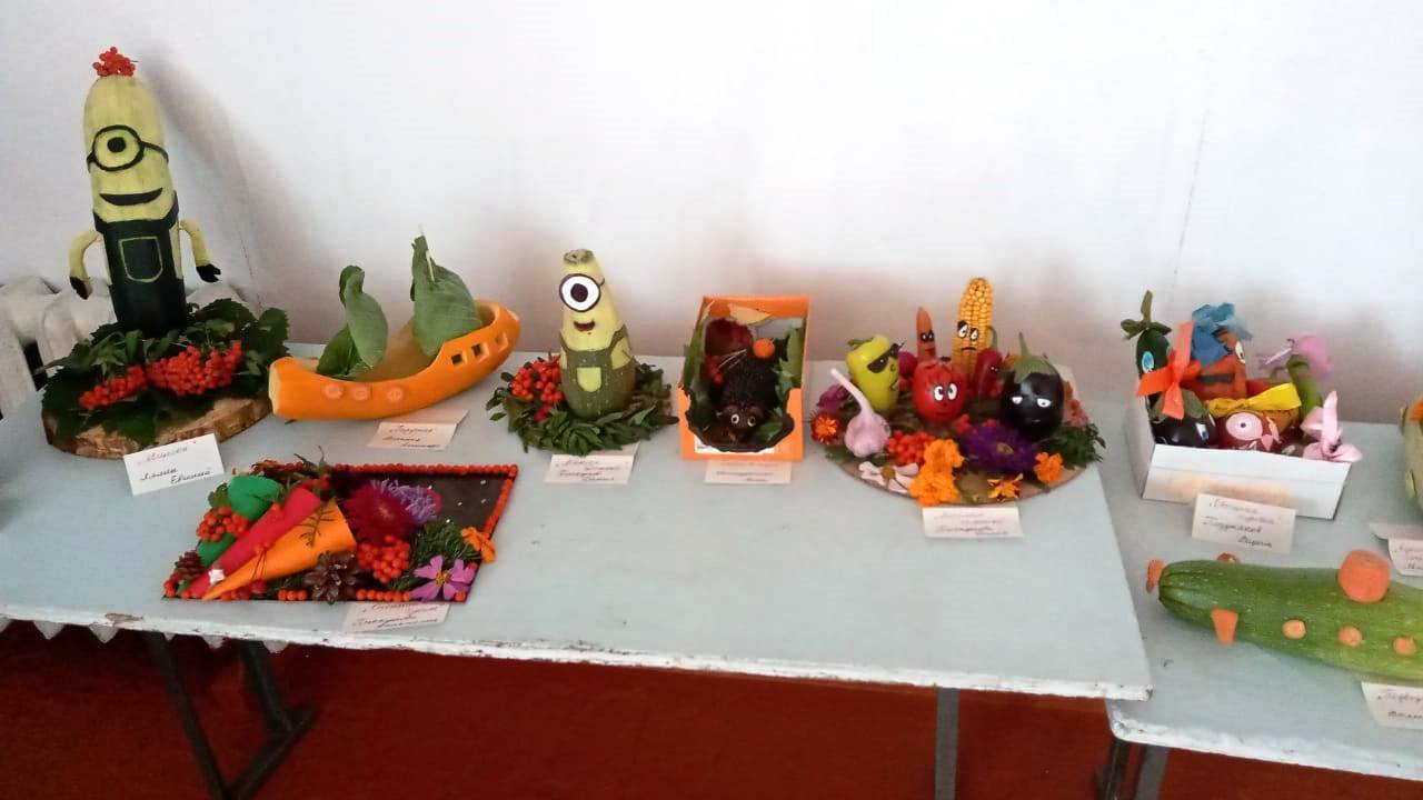 Выставка творческих работ "Дары природы"