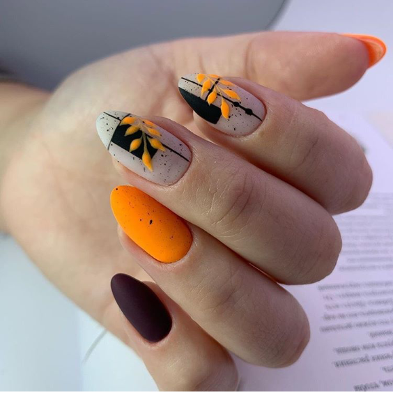 🍁 Актуальные тренды маникюра этой осени! 🍂