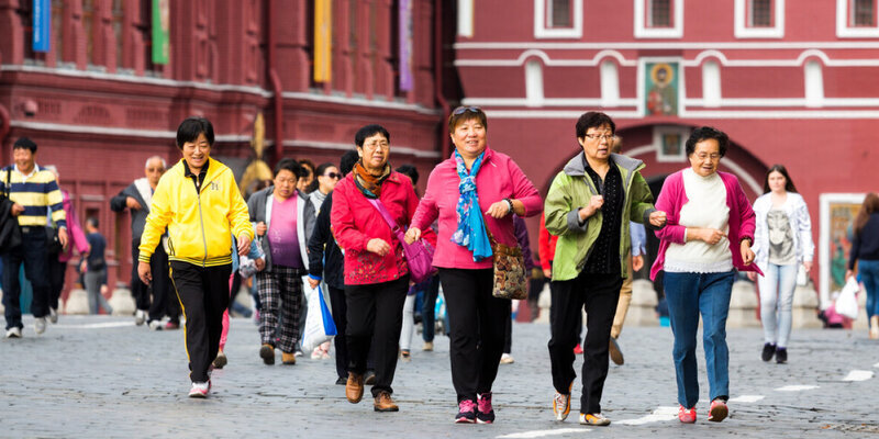Бум китайских туристов: Москва привлекает шесть раз больше посетителей из Китая