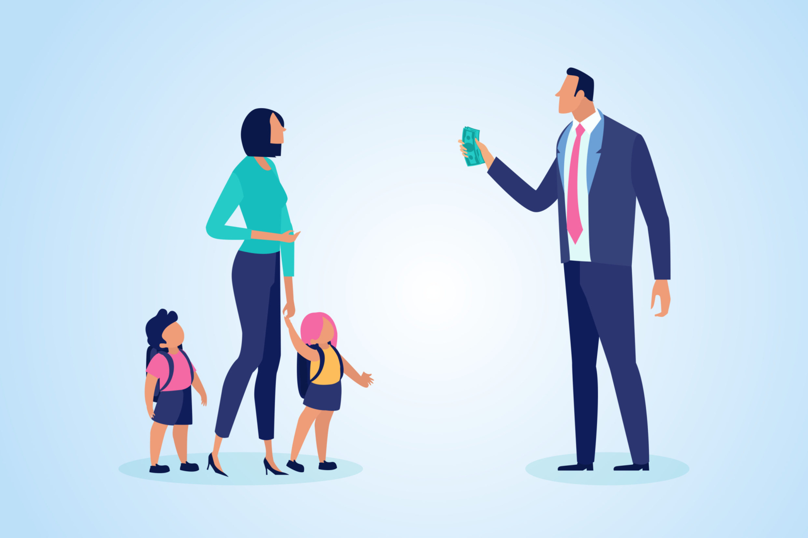 Обеспечение финансовой поддержки для детей и экономическая защита разводящихся супругов