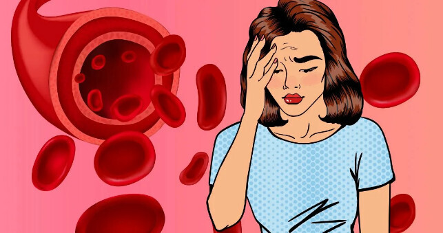 Анемия. Ослабляет человека и провоцирует болезни, очень важно употреблять продукты…