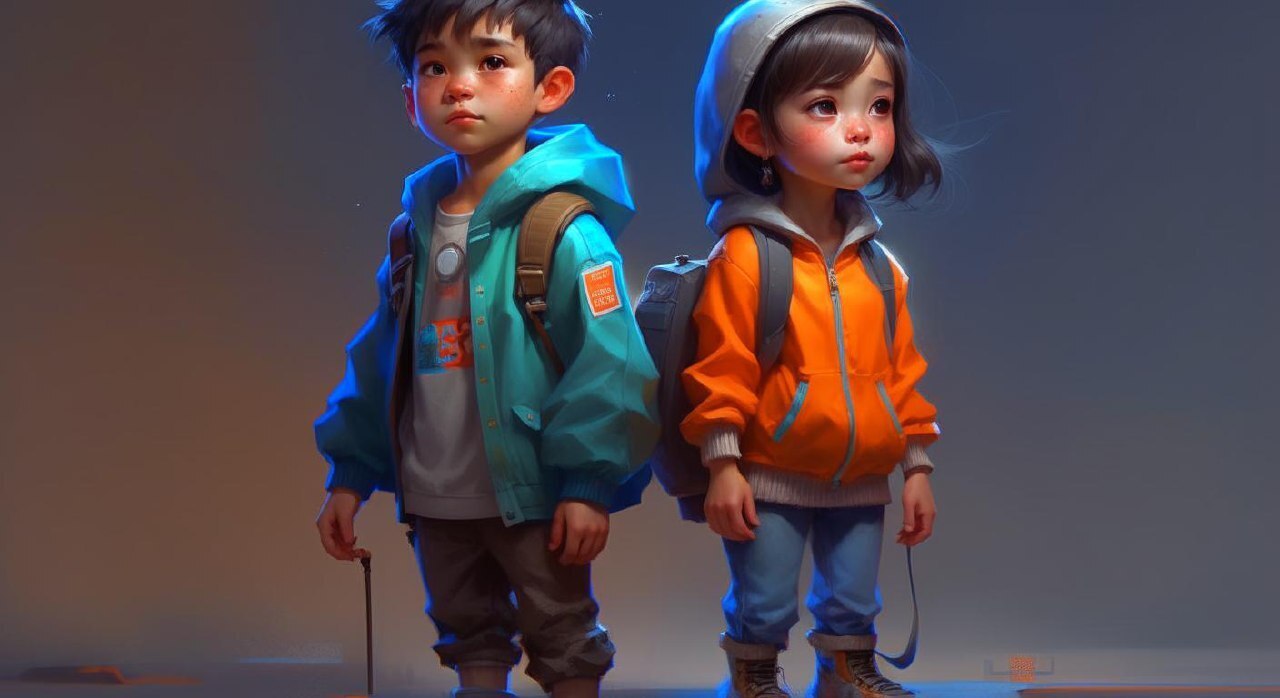 Как разделить внимание на двух детей