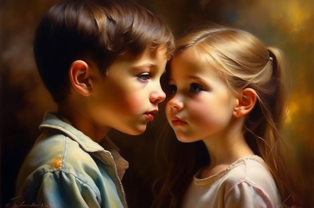 Вот так нейросети изображают земную любовь