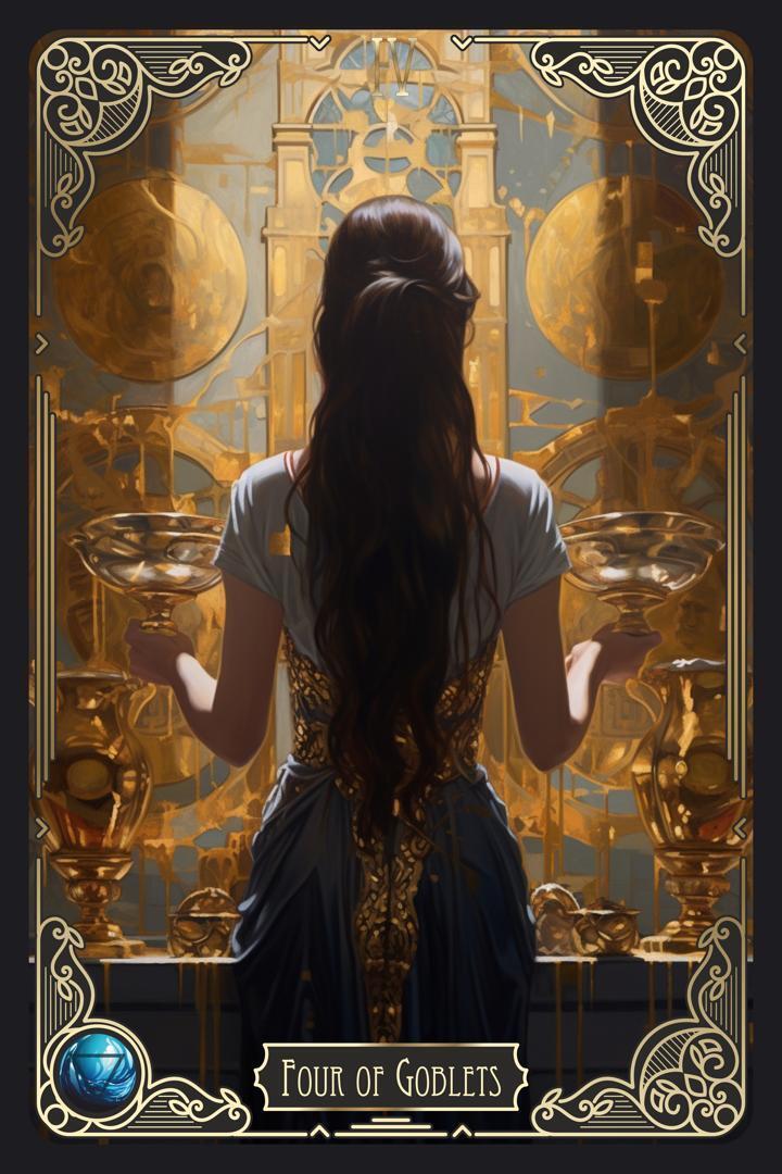 Карта дня: Four of Cups - 23 Октября 2023 года