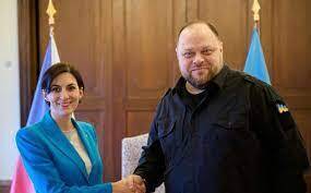 Стефанчук обсудил в Праге конфискацию замороженных российских активов