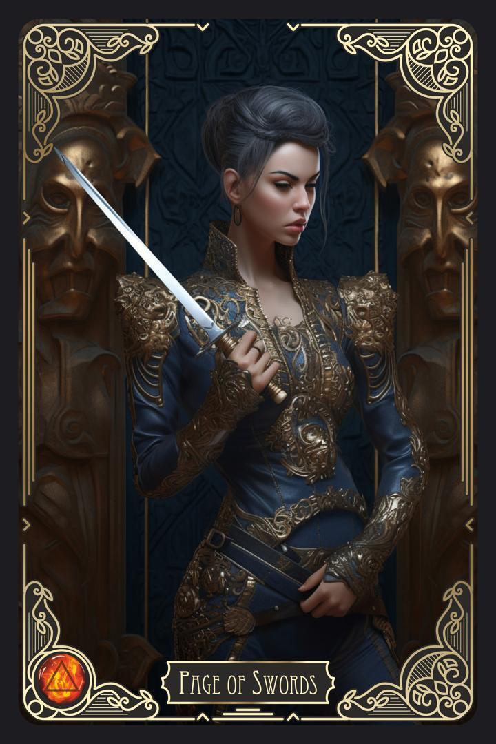 Карта Таро дня: Page of Swords (26.10.2023г.)